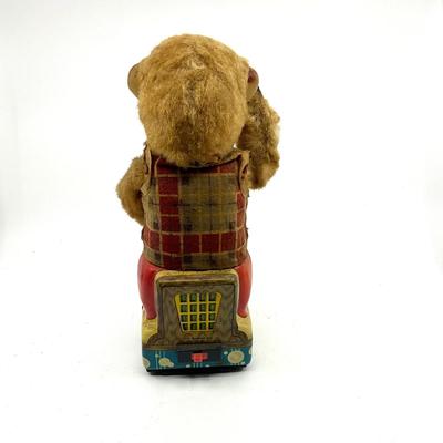925 Vintage Monkey Blowing Bubbles Toy