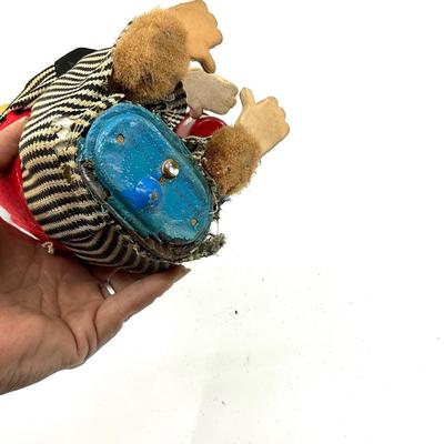 928 Vintage 1950 Cragston Craps Shooting Monkey with Dice Mechanical Toy