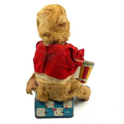 929 Vintage Monkey with Bongo Drums