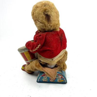 929 Vintage Monkey with Bongo Drums