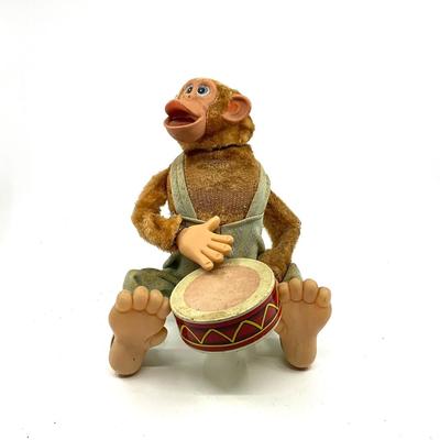 930 Vintage Monkey with Big Feet and Drum