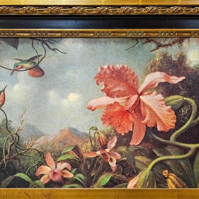 Floral Trumeau Mirror