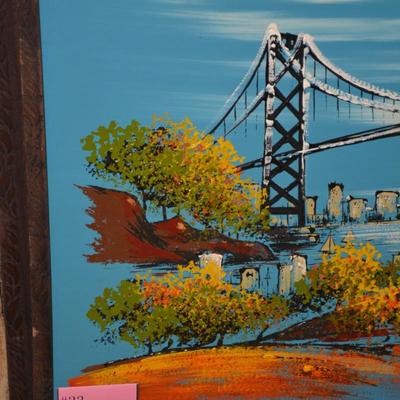 Ashbrook Studios San Francisco Mid Century Framed Painting