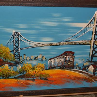 Ashbrook Studios San Francisco Mid Century Framed Painting