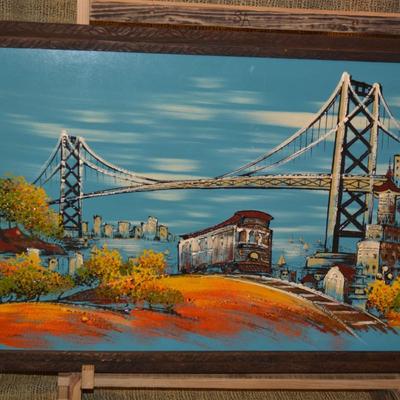 Ashbrook Studios San Francisco Mid Century Framed Painting