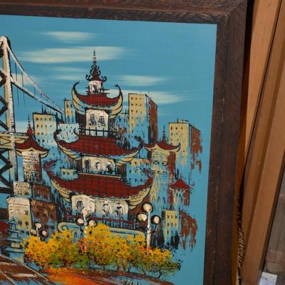 Ashbrook Studios San Francisco Mid Century Framed Painting