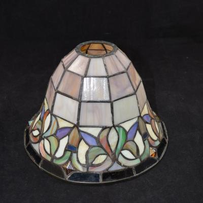 Vintage Tiffany Style Stained Glass Lamp Shade