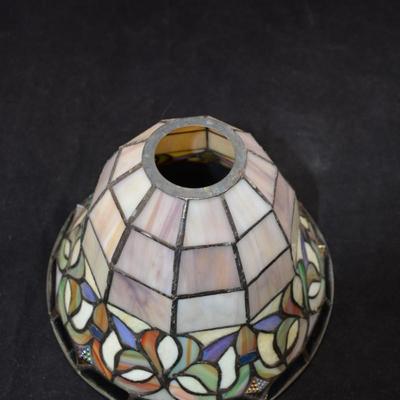 Vintage Tiffany Style Stained Glass Lamp Shade