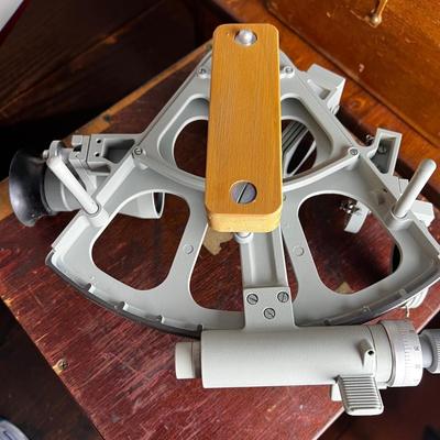 808 Vintage Freiberger Trommel-Sextant Made in German Democratic Republic in Case