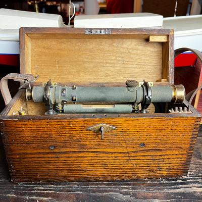 811 Antique Kolesch & Co. Surveyor Transit Level Model 2342 with Case