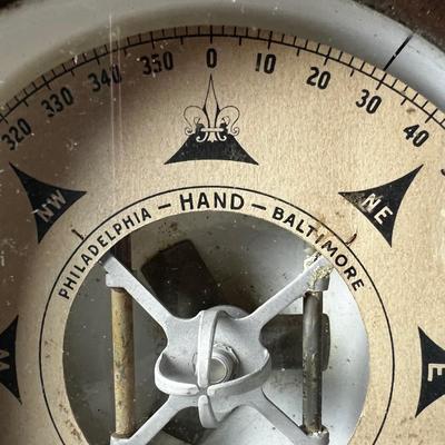 812 Vintage 1940 John E. Hand & Sons Co. Type PEX Life Boat Compass