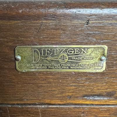 815 Antique Dietzgen Surveyor Transit Level with Case