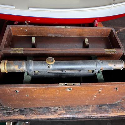 815 Antique Dietzgen Surveyor Transit Level with Case