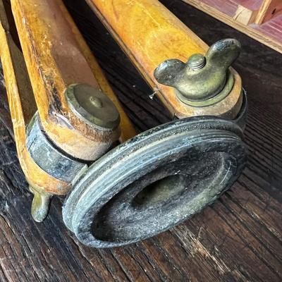 816 Vintage Surveyor Transit Tripod