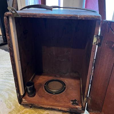 821 Antique A.S. Aloe & Company Surveyor Transit Level and Compass with Tripod & Case