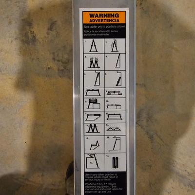 Werner Aluminum Multi-Use Extension Ladder (B-JS)