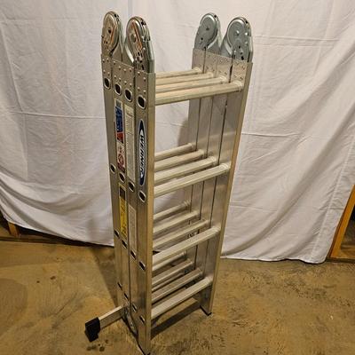 Werner Aluminum Multi-Use Extension Ladder (B-JS)