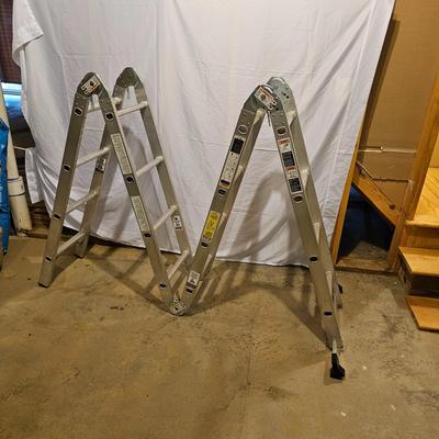 Werner Aluminum Multi-Use Extension Ladder (B-JS)
