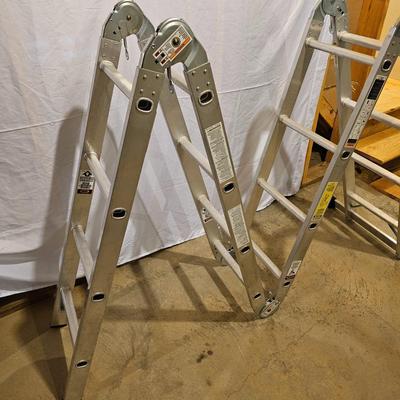 Werner Aluminum Multi-Use Extension Ladder (B-JS)