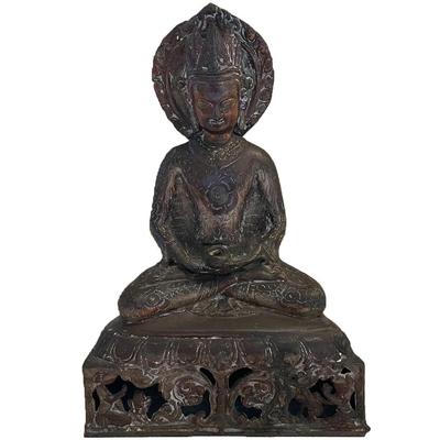 Antique Brass/ copper Guatama Buddha Statue