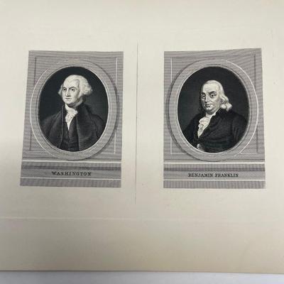 George Washington & Benjamin Franklin Unknown