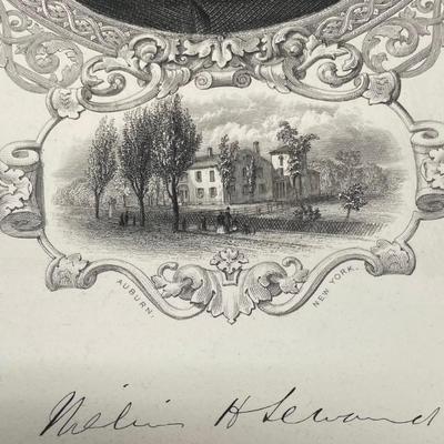 William H. Seward Engraved by T. W. Hunt