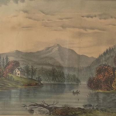 Litho, Haskell & Allen, The Frontier Lake