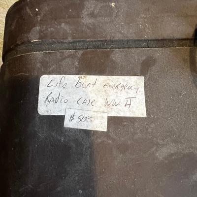 N825 WWII Life Boat Emergency Radio Case