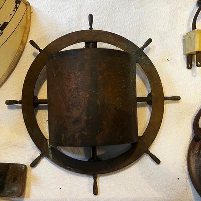 N832 Lot of Antique/Vintage Nautical Decor