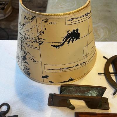 N832 Lot of Antique/Vintage Nautical Decor
