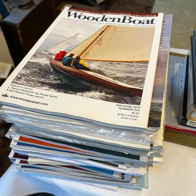 N834 Large Lot of Nautical Themed Books/Magazines