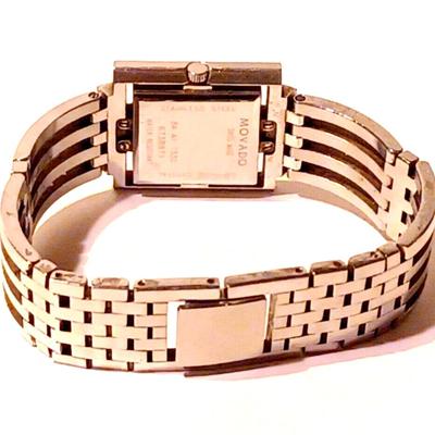 MOVADO Black Dial w/ Roman Numerals S-Steel Women's Watch 84-A1-1330