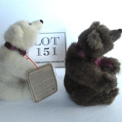 Two Cute Plush Boyd's Bears