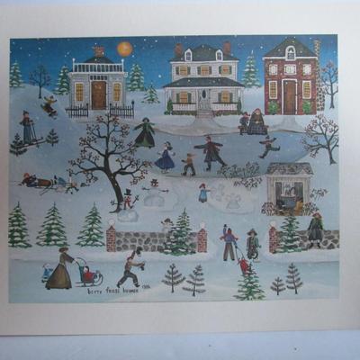 Two Scenic Prints by B Friess Baumer, 1986-7