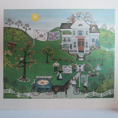 Two Scenic Prints by B Friess Baumer, 1986-7