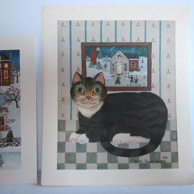 2 Older Prints by B Friess Baumer
