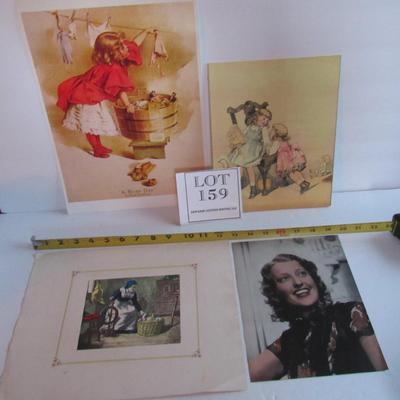 3 Prints and 1 Old Photograph