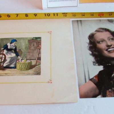 3 Prints and 1 Old Photograph