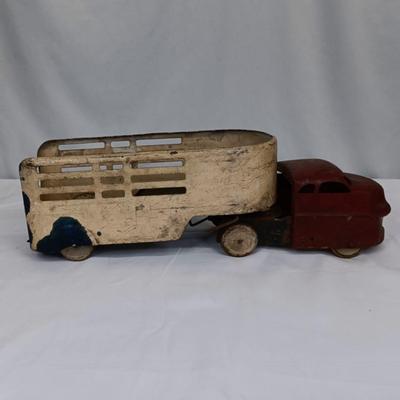 Vintage Tin Truck & Trailer