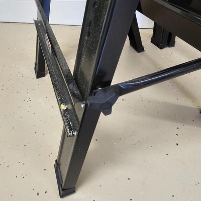 Two Central Machinery Foldable Sawhorses (G-JS)