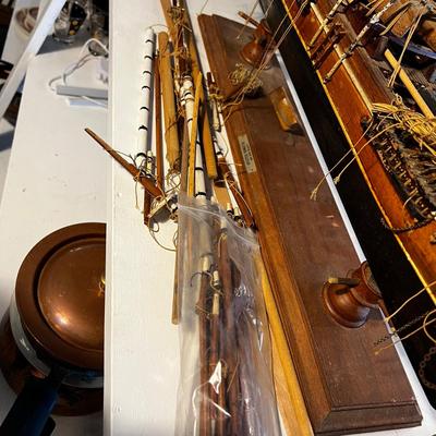 838 Antique 19th Century Clipper Ship Model 1851 Flying Cloud AS-IS