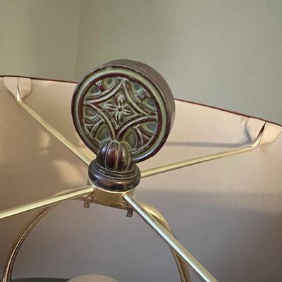 Ornate Metal Table Lamp (B3-RG)