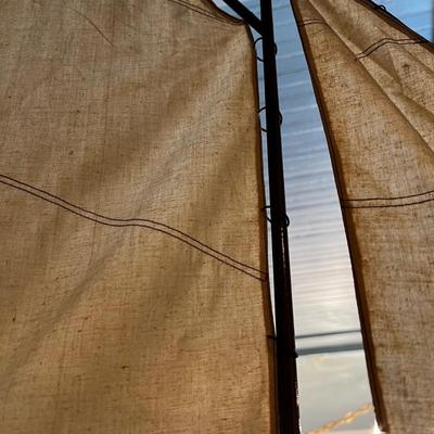 839 Antique Sail Boat Model