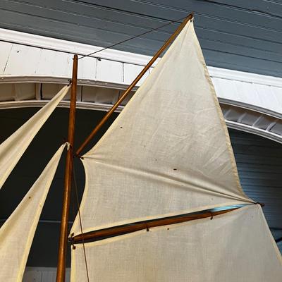 840 Vintage Schooner Clipper Sail Boat Model