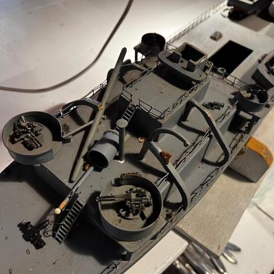 841 Vintage WWII Land Ship Tank Model