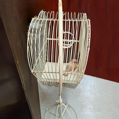 Vintage Heart Shaped Bird Cage