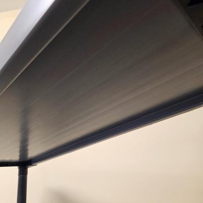 Pair of Plastic Storage Shelves (G-JS)