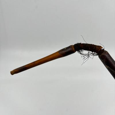 842 Antique Silver & Meerschaum Pipe