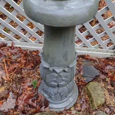 Concrete and Metal Garden Armillary