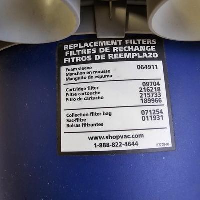 ShopVac 6 Gallon Wet/Dry Vacuum (G-JS)